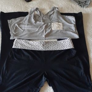 Racerback tank and leggins